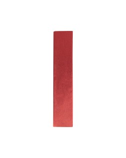 Papel crespon liderpapel 50 cm x 2.5m metalizado rojo