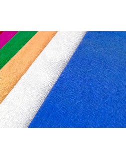 Papel crespon liderpapel 50 cm x 2.5m metalizado rojo