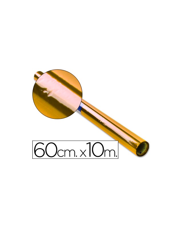 Papel celofan liderpapel rollo amarillo 0,60 x 10 m