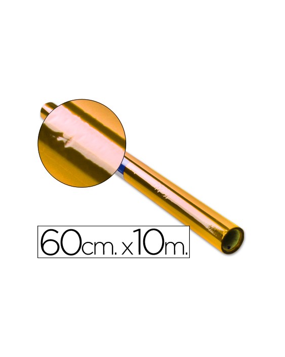 Papel celofan liderpapel rollo amarillo 0,60 x 10 m