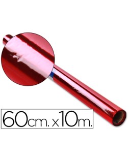 Papel celofan liderpapel rollo rojo 0,60 x 10 m