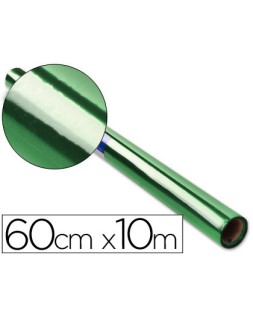 Papel celofan liderpapel rollo verde 0,60 x 10 m