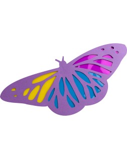 Papel celofan liderpapel 50x70 cm 22 g bolsa de 5 hojas violeta