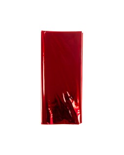 Papel celofan liderpapel 50x70 cm 22 g bolsa de 5 hojas rojo