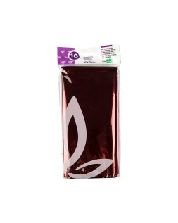 Papel celofan liderpapel 50x70 cm 22 g bolsa de 5 hojas colores surtidos