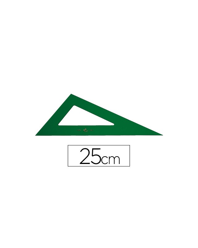 Cartabon faber castell 25 cm plastico verde