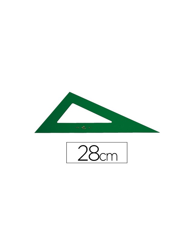 Cartabon faber castell 28 cm plastico verde