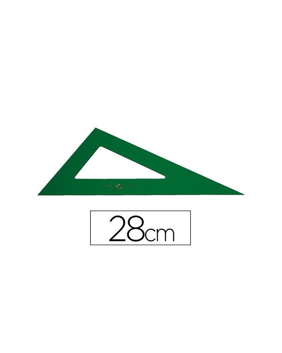 Cartabon faber castell 28 cm plastico verde