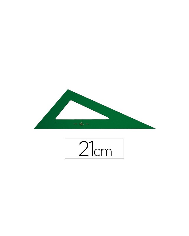 Cartabon faber castell 21 cm plastico verde