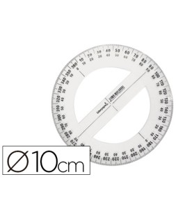 Circulo plastico liderpapel 10 cm