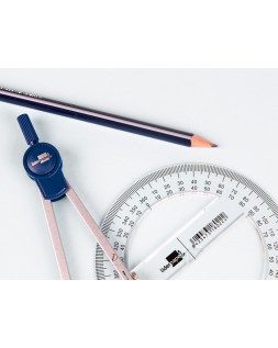 Circulo plastico liderpapel 10 cm