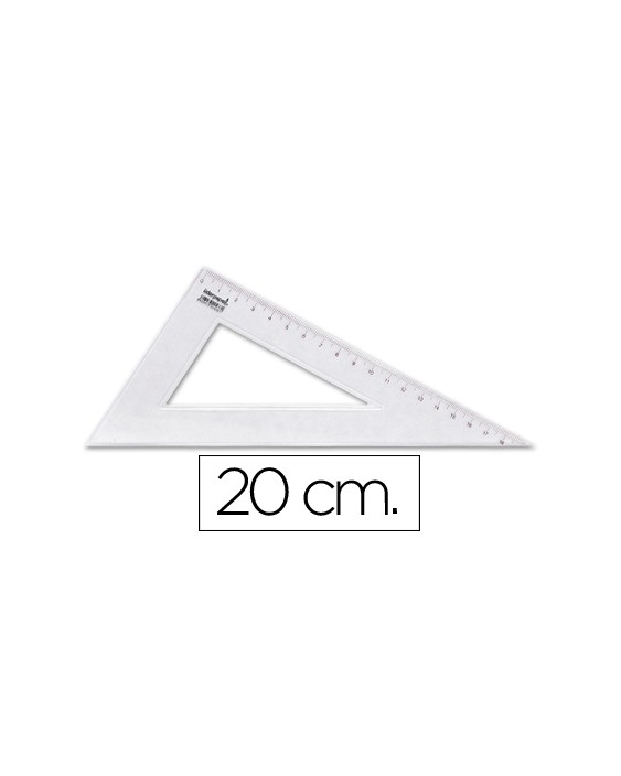 Cartabon liderpapel 20 cm plastico cristal