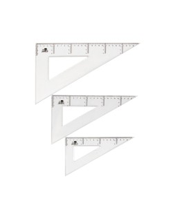 Cartabon liderpapel 25 cm plastico cristal