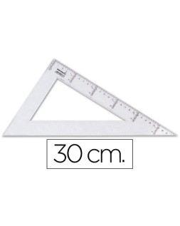 Cartabon liderpapel 30 cm plastico cristal