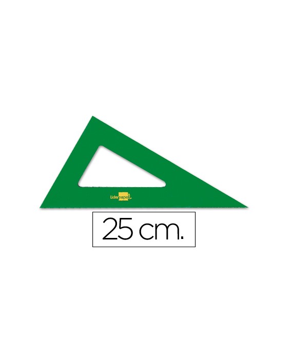 Cartabon liderpapel 25 cm acrilico verde