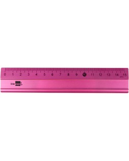 Regla liderpapel 15 cm aluminio colores surtidos