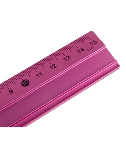 Regla liderpapel 15 cm aluminio colores surtidos