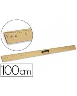 Regla para encerado faibo plastico imitacion madera 100 cm