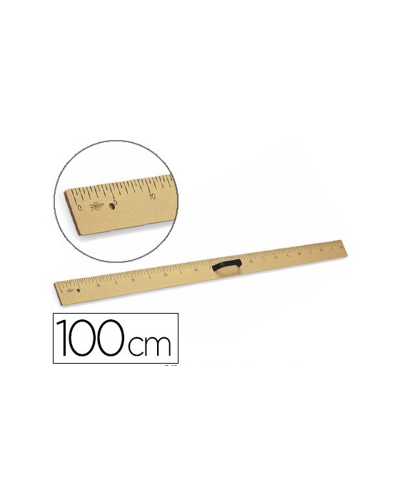 Regla para encerado faibo plastico imitacion madera 100 cm