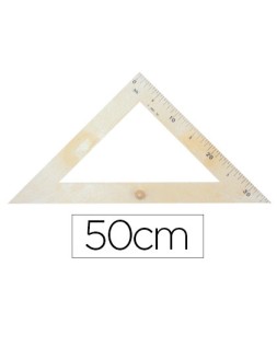 Escuadra para encerado faibo plastico imitacion madera 30 cm