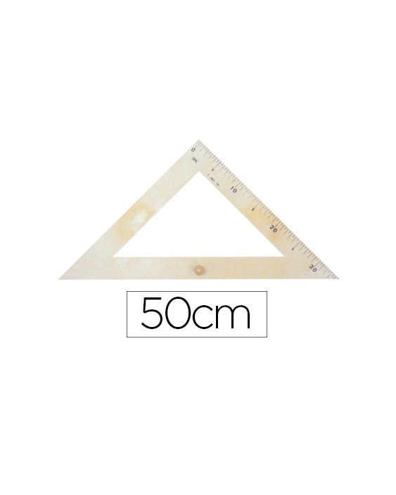Escuadra para encerado faibo plastico imitacion madera 30 cm