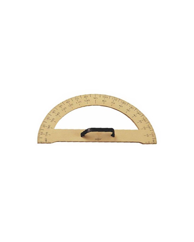 Semicirculo para encerado faibo plastico imitacion madera 33,4 cm