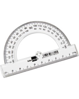 Semicirculo liderpapel 10 cm plastico