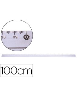 Regla q-connect metalica aluminio 100 cm