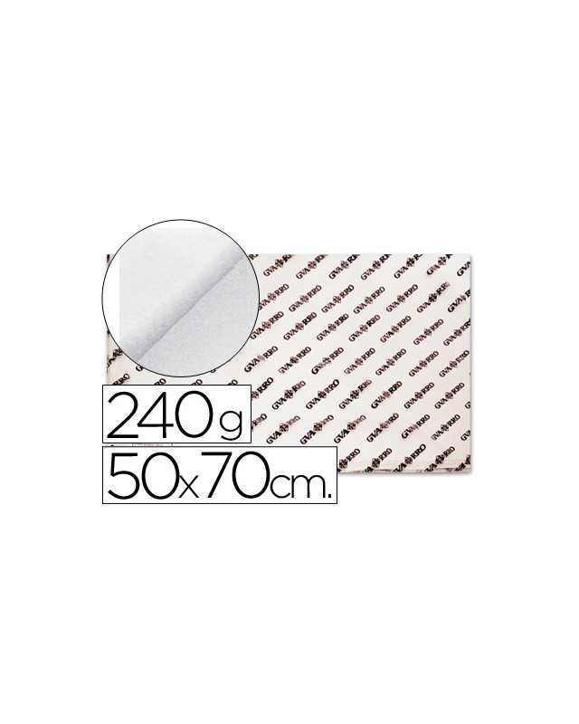 Papel acuarela 50x70 cm 240 gr grano grueso