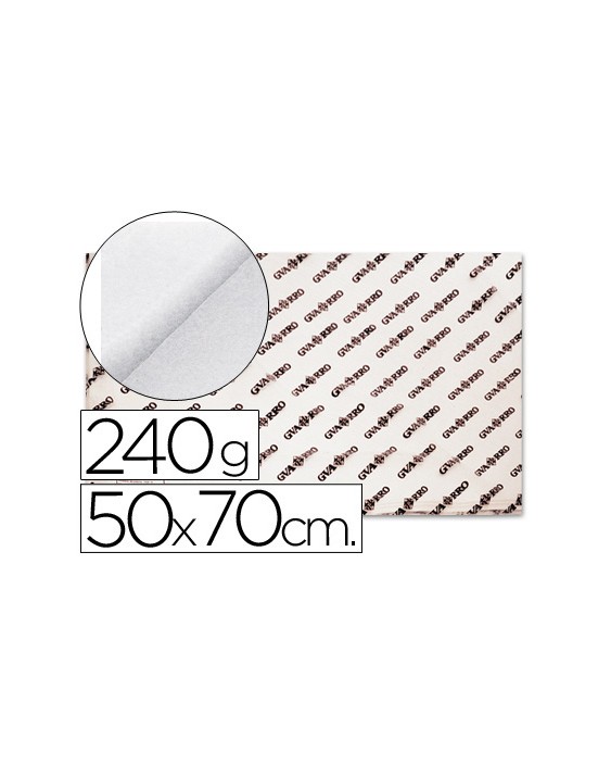 Papel acuarela 50x70 cm 240 gr grano grueso