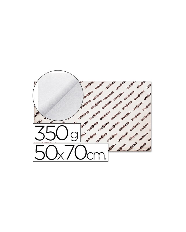 Papel acuarela 50x70 cm 350 gr grano grueso