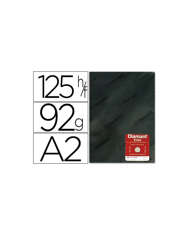 Papel vegetal diamant din a2 92 gr hoja