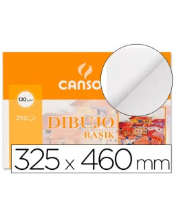 Papel dibujo basik din a3+ 32,5x46 cm sin recuadro minipack de 10 hojas