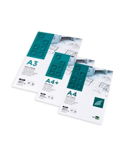 Papel vegetal liderpapel a3 90gr 297x420mm sobre de 12 hojas