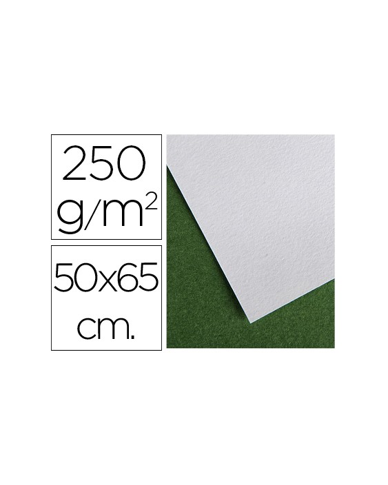 Papel secante canson 50x65 cm liso blanco 250 gr