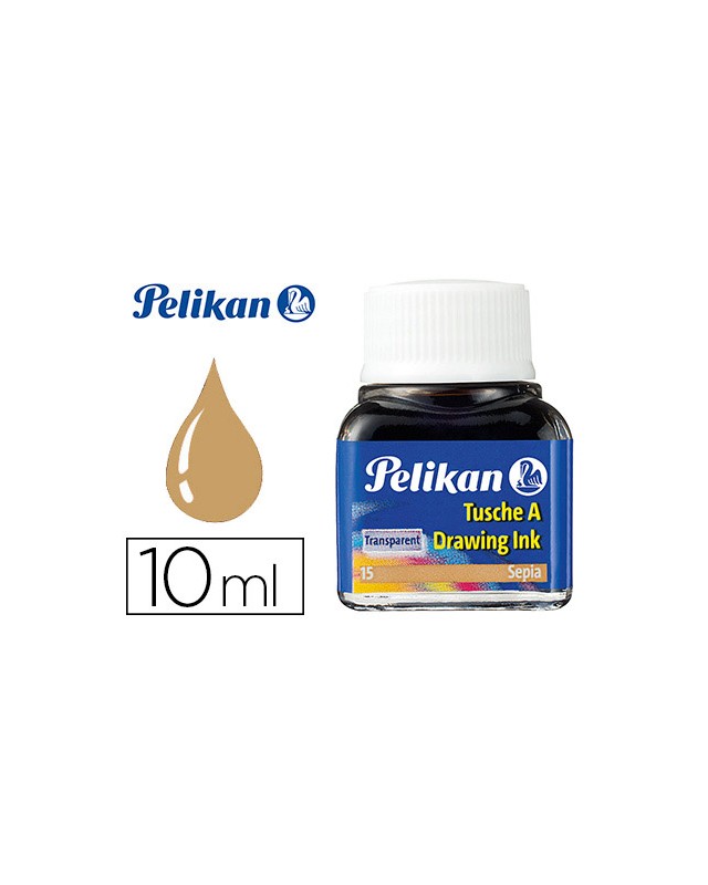 Tinta china pelikan sepia bote de 10 ml