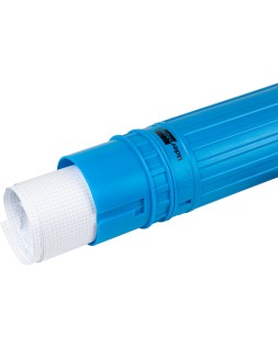 Portaplanos plastico liderpapel diametro 9 cm extensible hasta 125 cm azul
