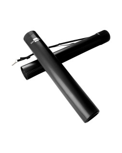 Portaplanos plastico liderpapel diametro 6 cm extensible hasta 80 negro
