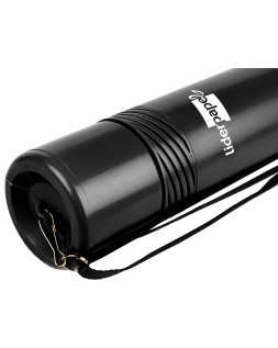 Portaplanos plastico liderpapel diametro 6 cm extensible hasta 80 negro