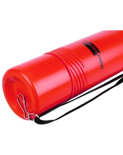 Portaplanos plastico liderpapel diametro 6 cm extensible hasta 80 rojo