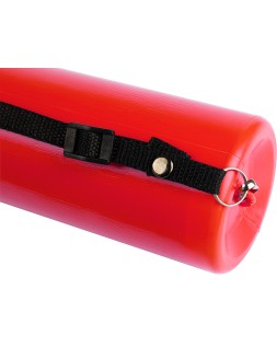 Portaplanos plastico liderpapel diametro 6 cm extensible hasta 80 rojo