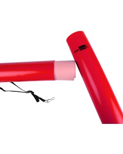 Portaplanos plastico liderpapel diametro 6 cm extensible hasta 80 rojo