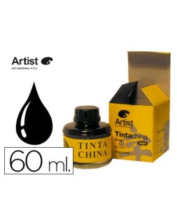 Tinta china artist negra bote 60 ml
