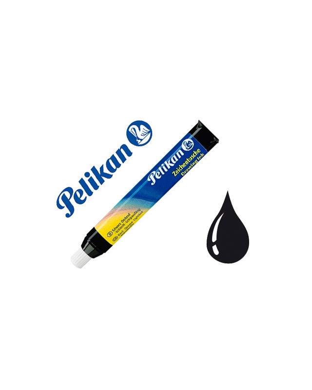 Tinta china pelikan negro cargador 9 ml blister de 1 unidad