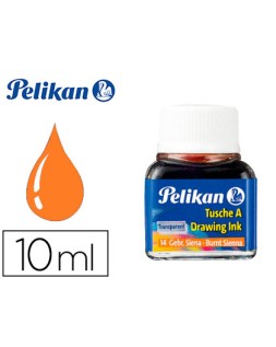 Tinta china pelikan siena tostada bote de 10 ml
