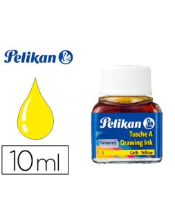 Tinta china pelikan amarillo bote de 10 ml
