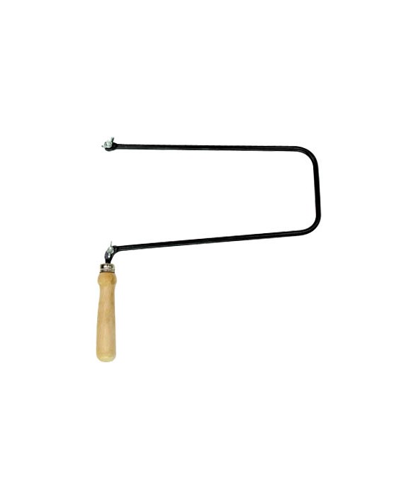 Arco de segueta grande 130x270 mm de calado mango de madera