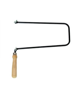 Arco de segueta pequeño 130x150 mm de calado mango de madera