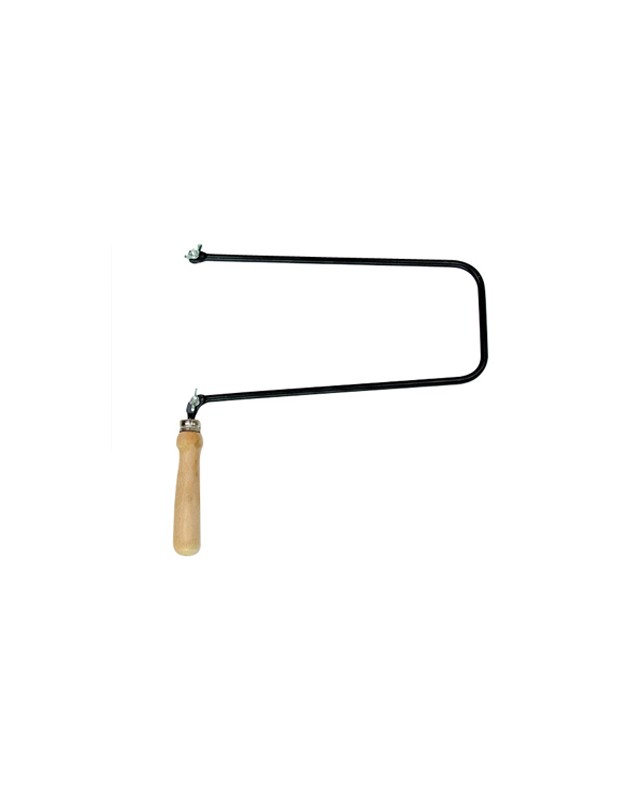 Arco de segueta pequeño 130x150 mm de calado mango de madera