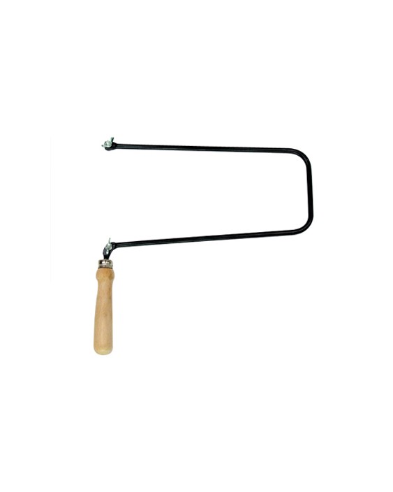 Arco de segueta pequeño 130x150 mm de calado mango de madera